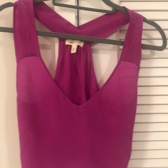 Cropped Pink Silk Top - Picture 2 of 2